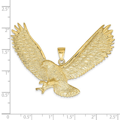 10K Yellow Gold Eagle Pendant