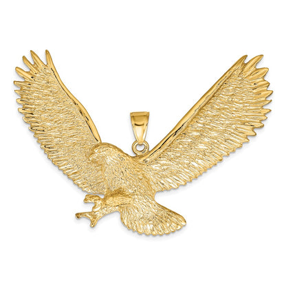 10K Yellow Gold Eagle Pendant