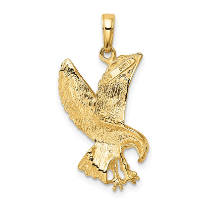 10K Yellow Gold Eagle Charm