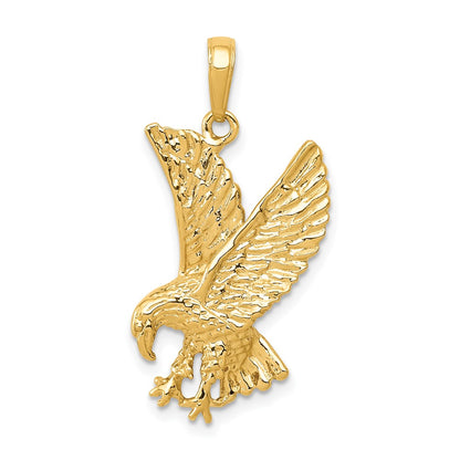 10K Yellow Gold Eagle Charm
