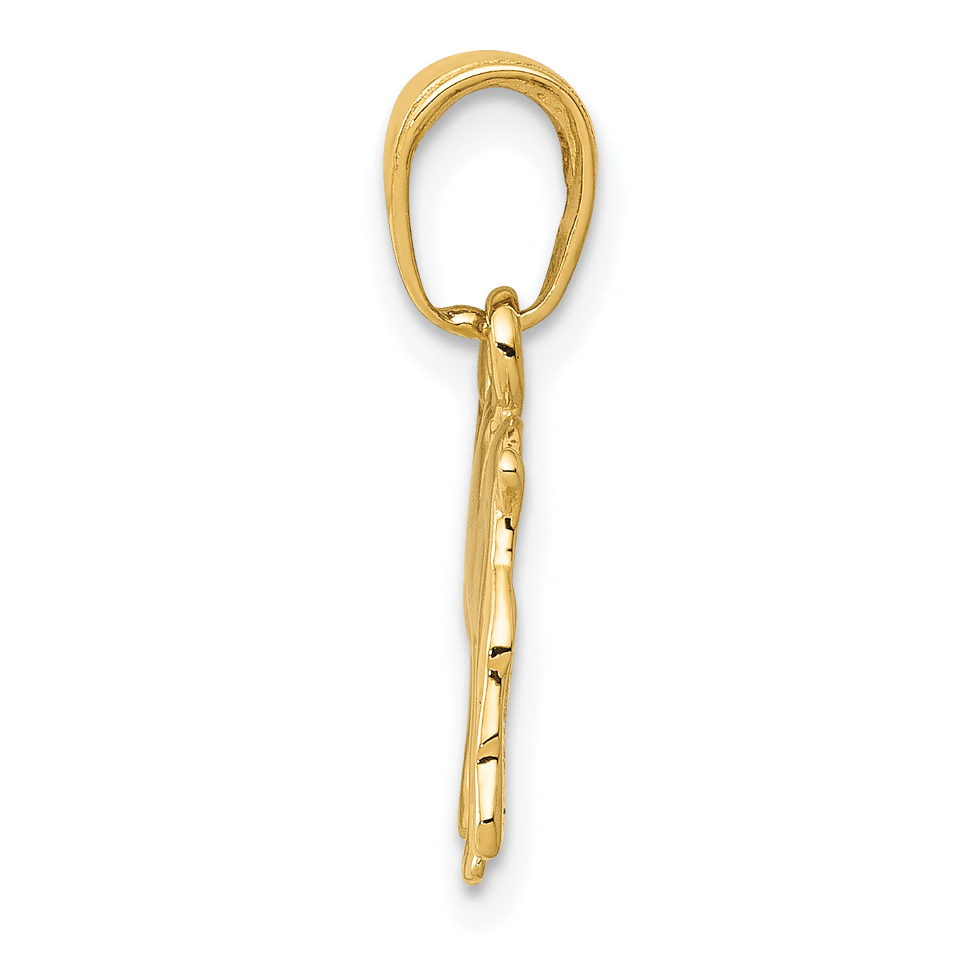 10K Yellow Gold 10K Bulldog Charm