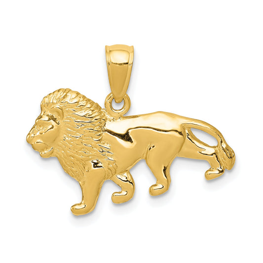 10K Yellow Gold 10K Lion Charm