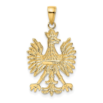 10K Yellow Gold 10K Phoenix Mythological Bird Charm