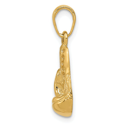 10K Yellow Gold 10K Lg Boxing Glove Charm