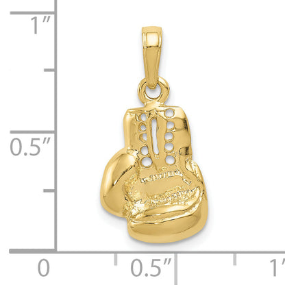 10K Yellow Gold 10K Lg Boxing Glove Charm