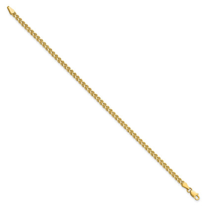 10K Yellow Gold 3.0mm Wide Diamond Cut Double Rope Bracelet