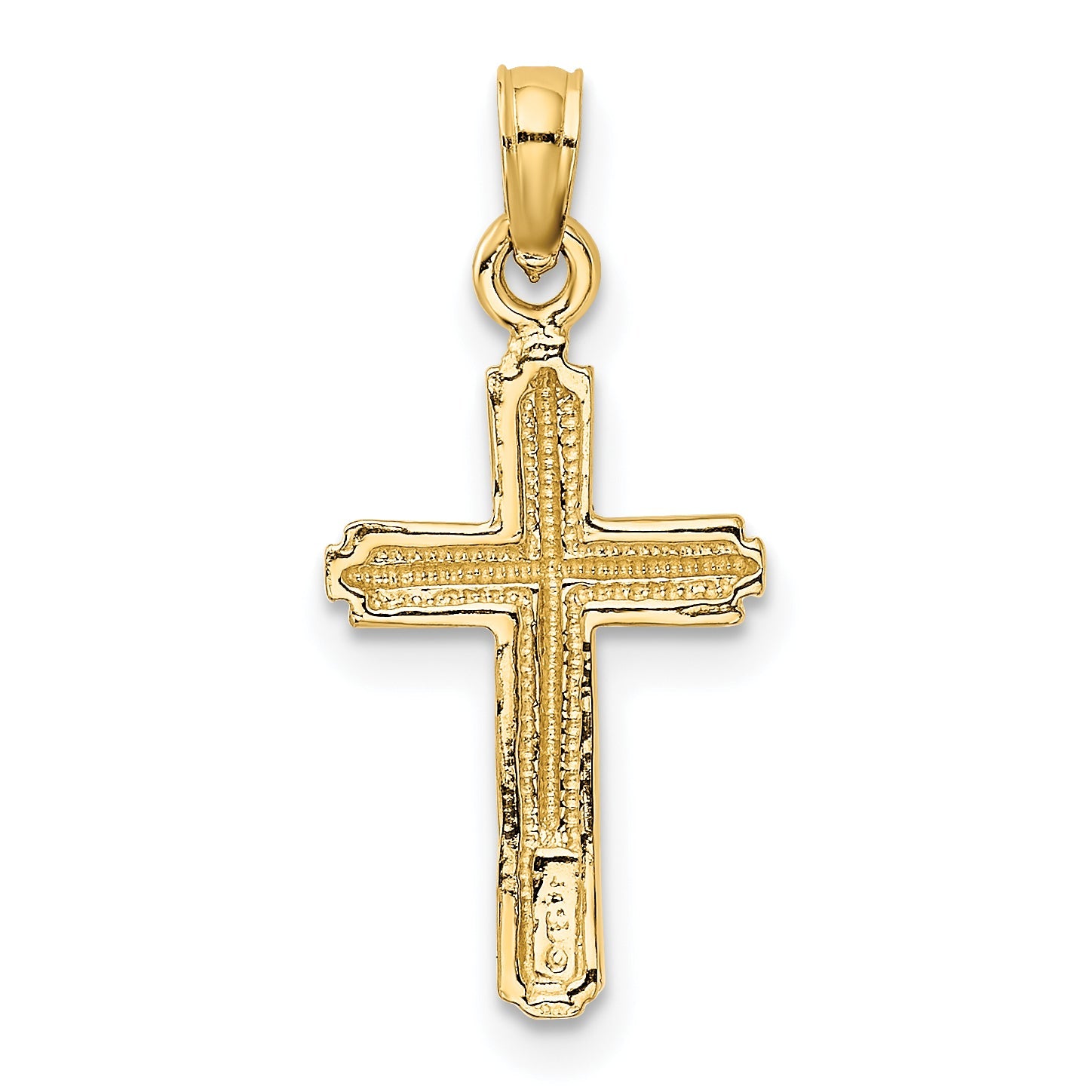 10K Yellow Gold Cross Pendant