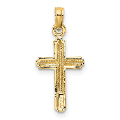 10K Yellow Gold Cross Pendant