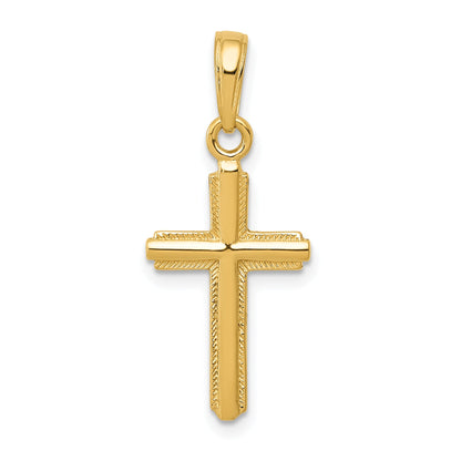 10K Yellow Gold Cross Pendant