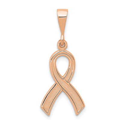 10K Rose Gold Awareness Pendant