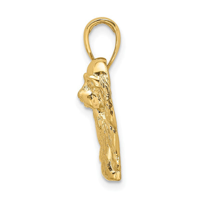 10K Yellow Gold 10K 2-D Cocker Spaniel Dog Charm