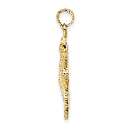 10K Yellow Gold Lizard Charm