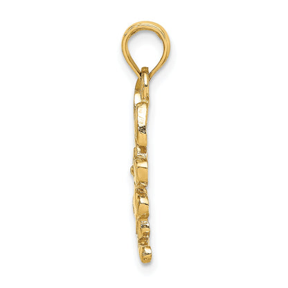 10K Yellow Gold 10K Rabbit Charm