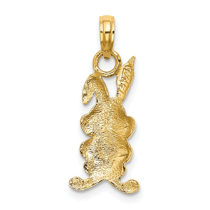 10K Yellow Gold 10K Rabbit Charm