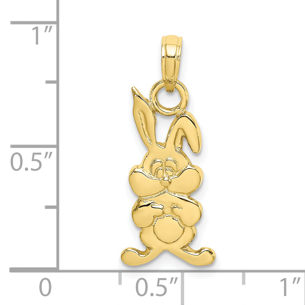 10K Yellow Gold 10K Rabbit Charm