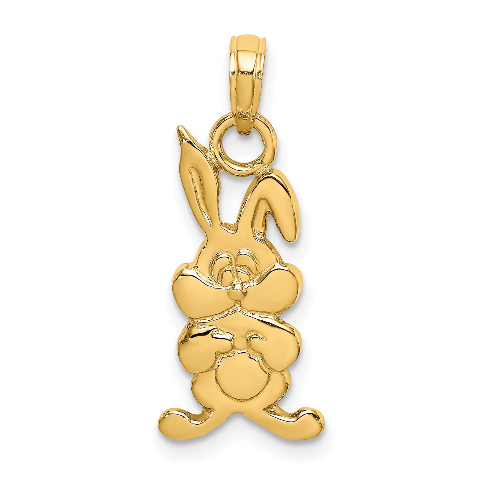 10K Yellow Gold 10K Rabbit Charm