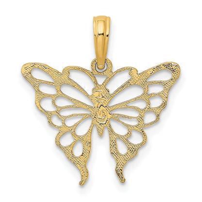 10K Yellow Gold 10K Butterfly Charm