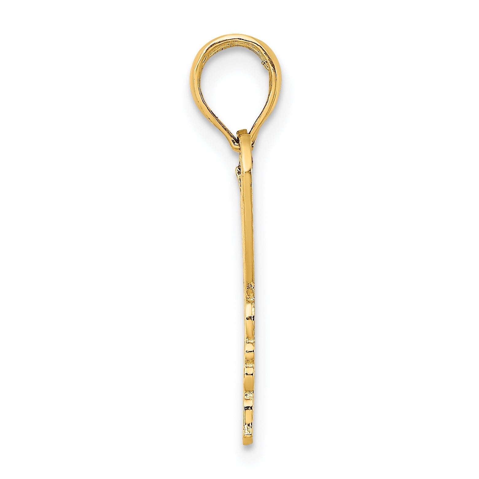 10K Yellow Gold 10K Cut-Out Butterfly Charm