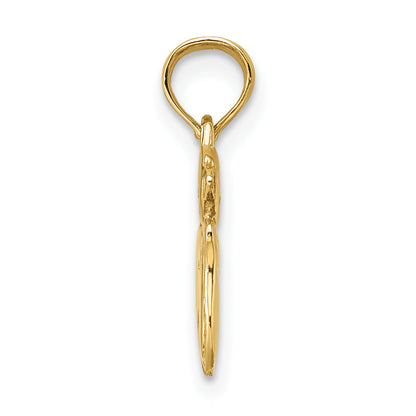 10K Yellow Gold 10K 3-D Polished Two Kittens Charm