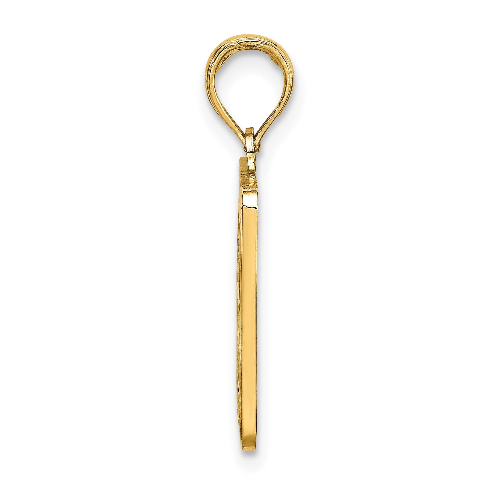 10K Yellow Gold 10K W/ Enamel Bingo Card Charm