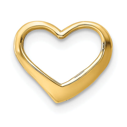 10K Yellow Gold 10K Floating Heart Charm