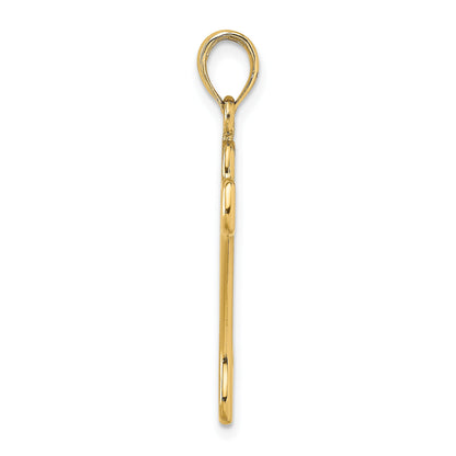 10K Yellow Gold 10K Cut-Out Polished Dog Bone Charm