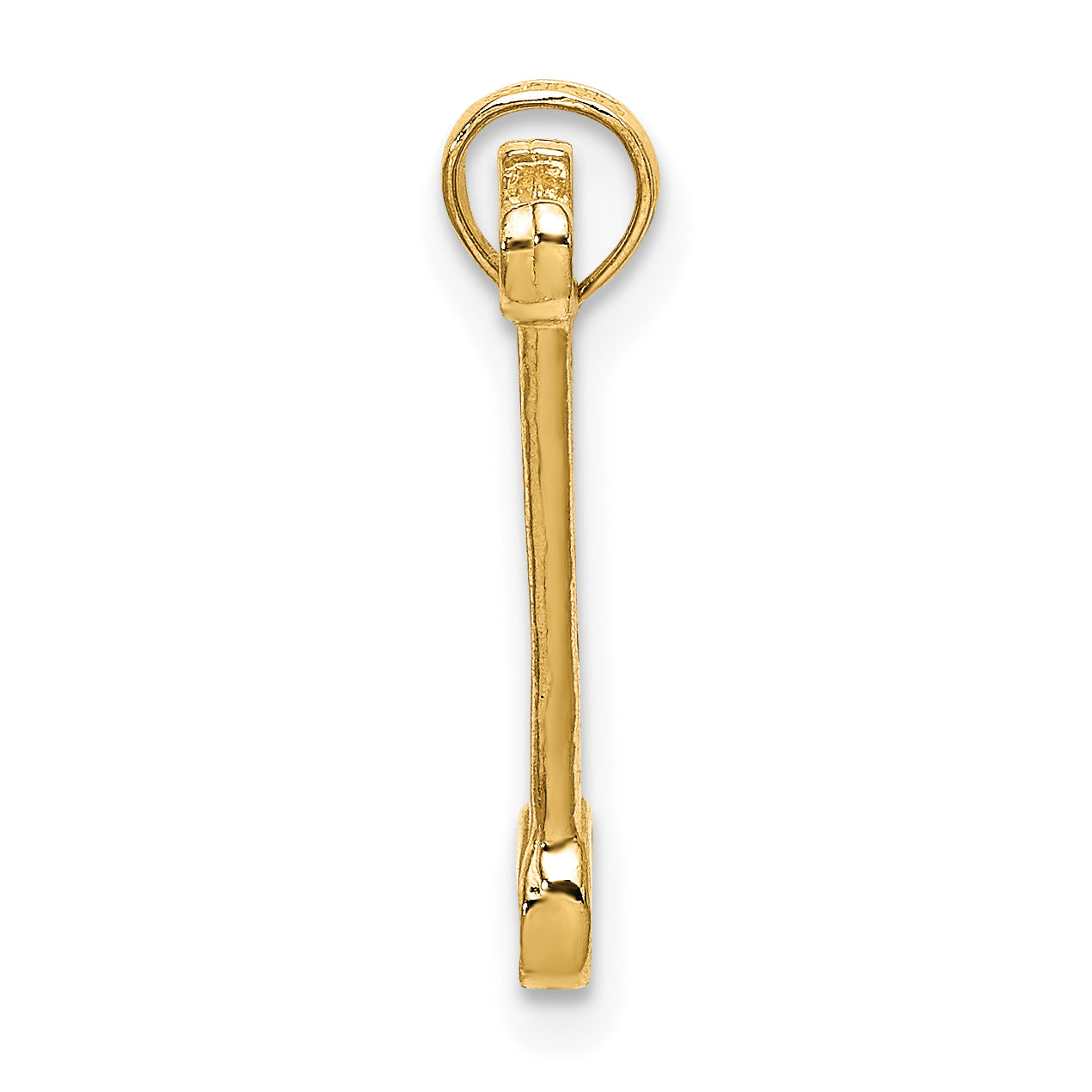 10K Yellow Gold 10K 3-D Double Open-Ended Wrench Charm