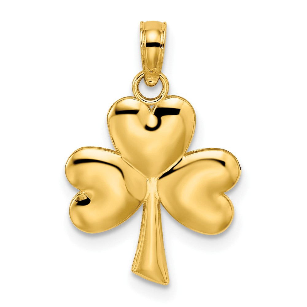 10K Yellow Gold 10K 3-Leaf Clover Charm