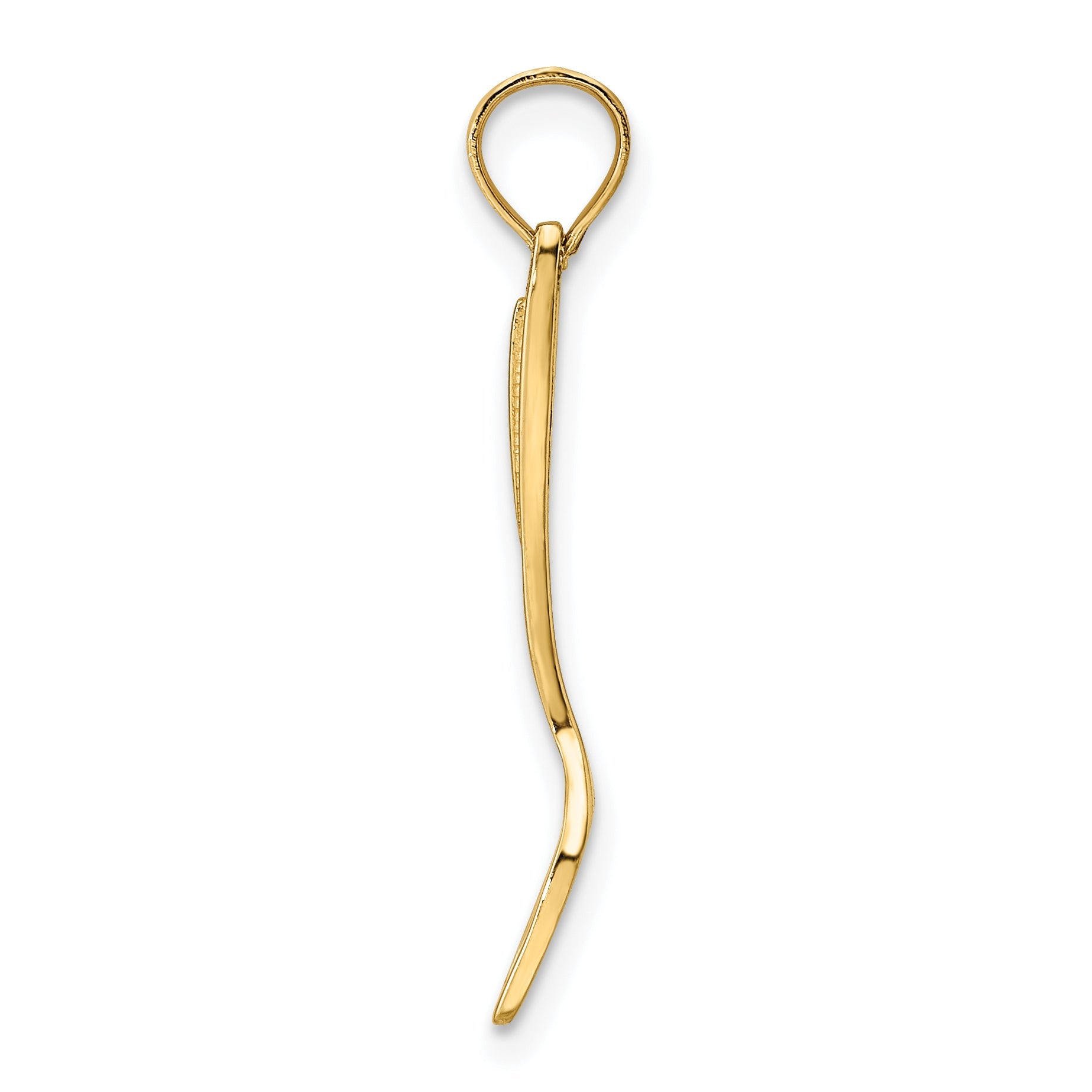 10K Yellow Gold 10K 3-D Polished Spatula Charm