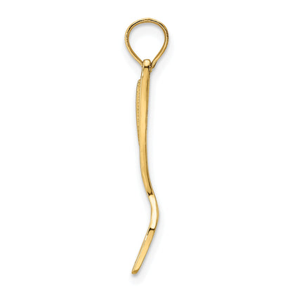 10K Yellow Gold 10K 3-D Polished Spatula Charm