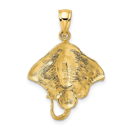 10K Yellow Gold 10K Stingray Charm