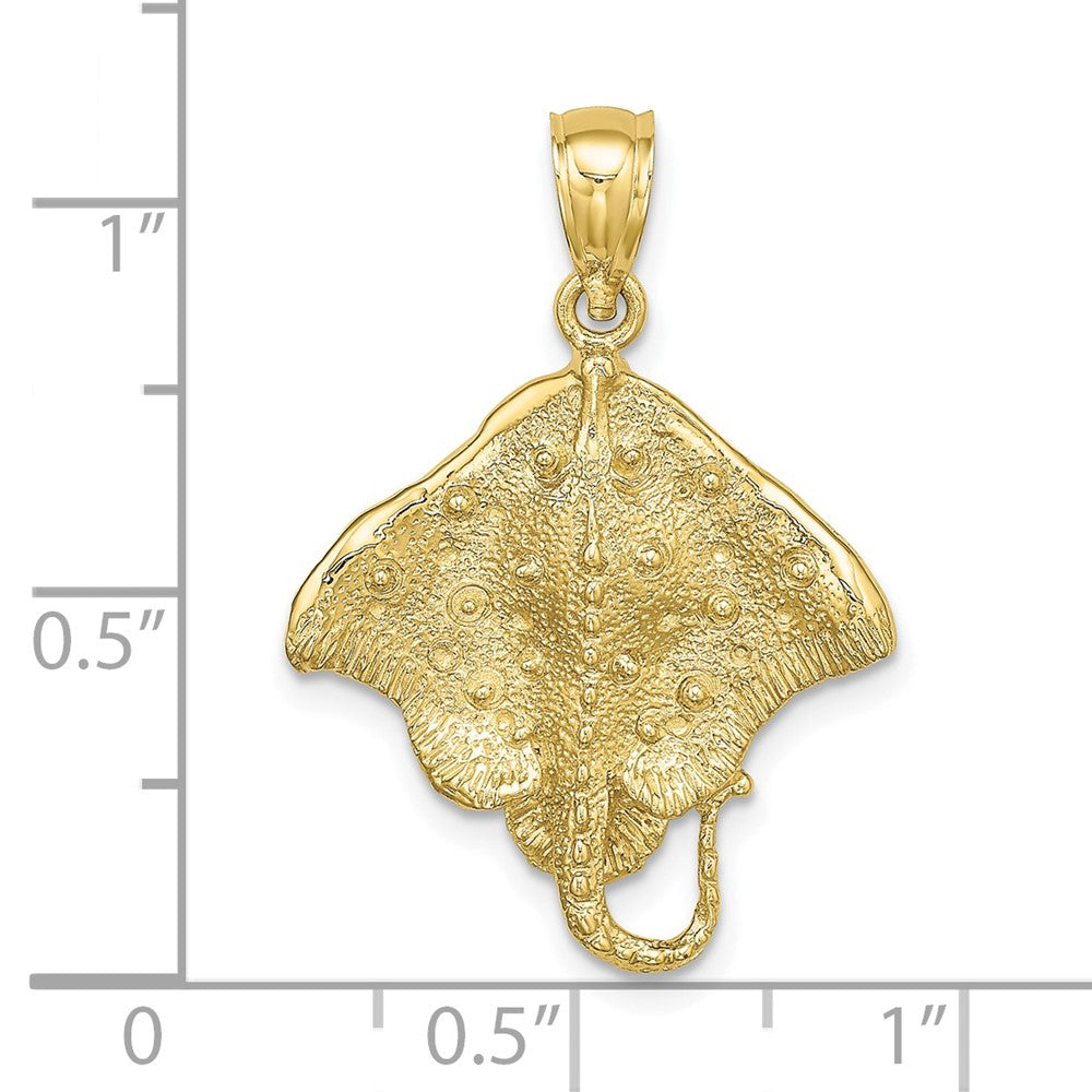 10K Yellow Gold 10K Stingray Charm