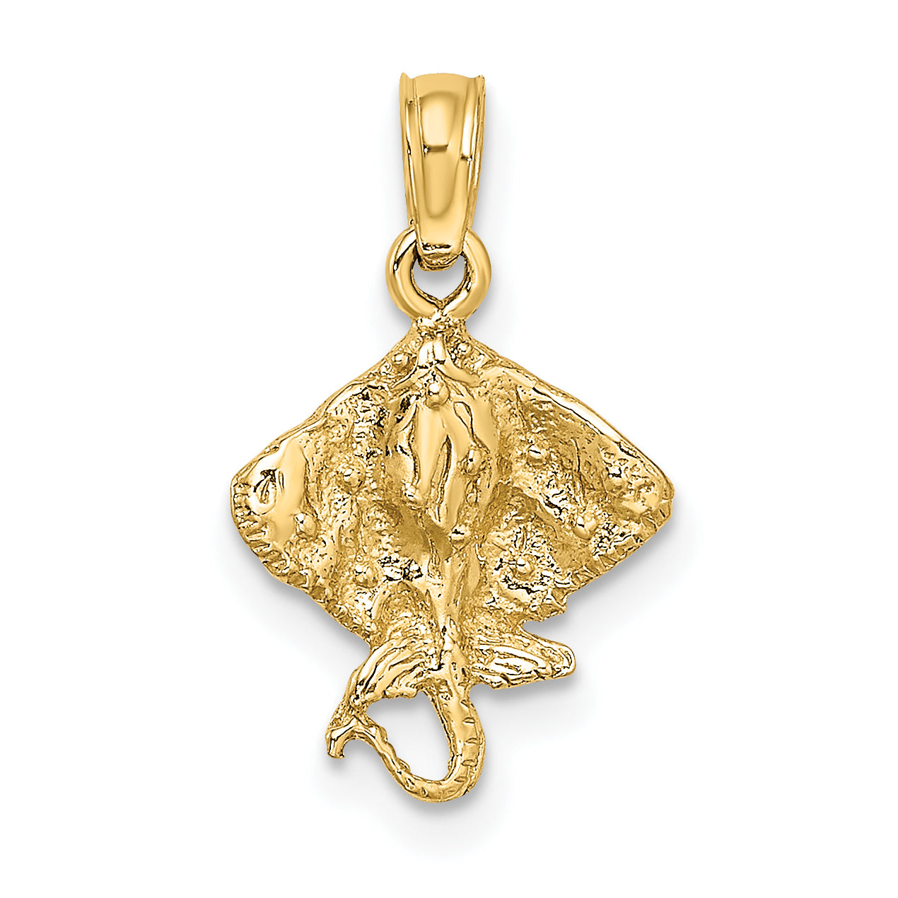 10K Yellow Gold 10K Stingray Charm