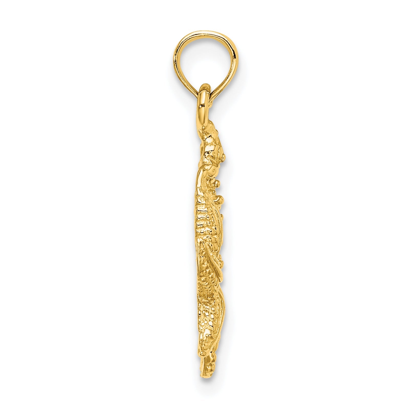 10K Yellow Gold 10K Starfish And Seahorse Charm