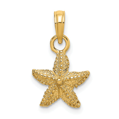 10K Yellow Gold Starfish Charm