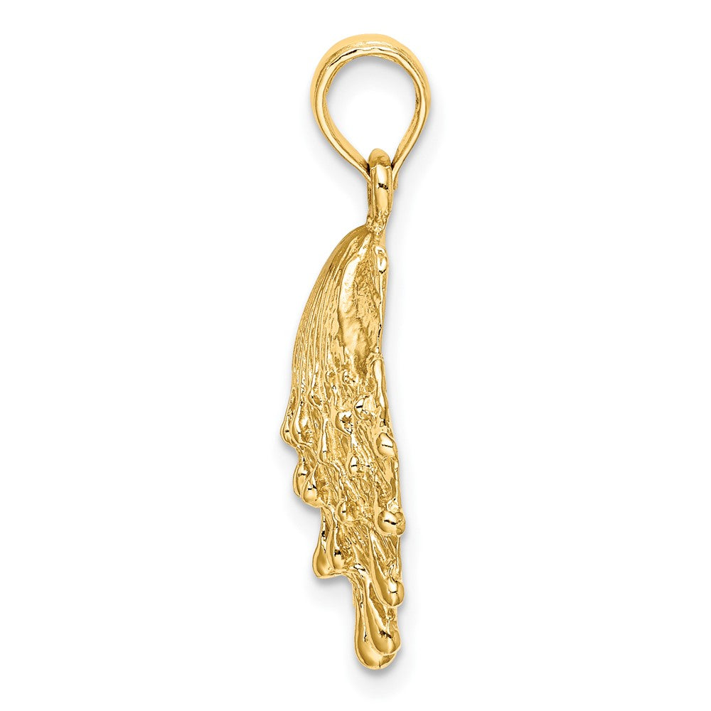 10K Yellow Gold 10K Lions Paw Shell Charm