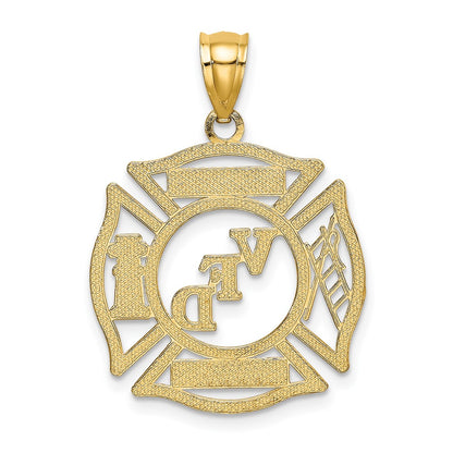 10K Yellow Gold 10K Vfd Dwight Member In Shield Charm