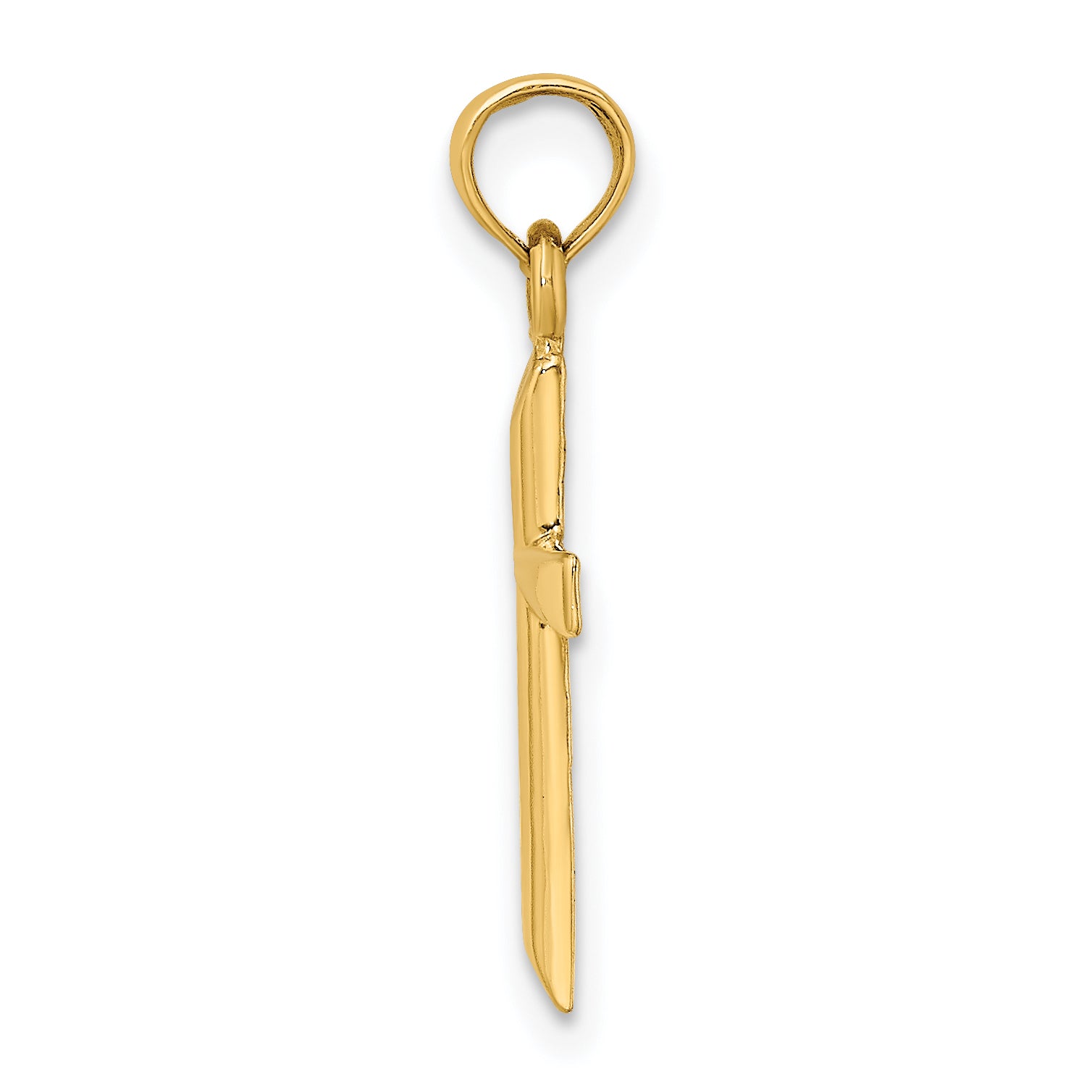 10K Yellow Gold 10K Polished Cross Charm