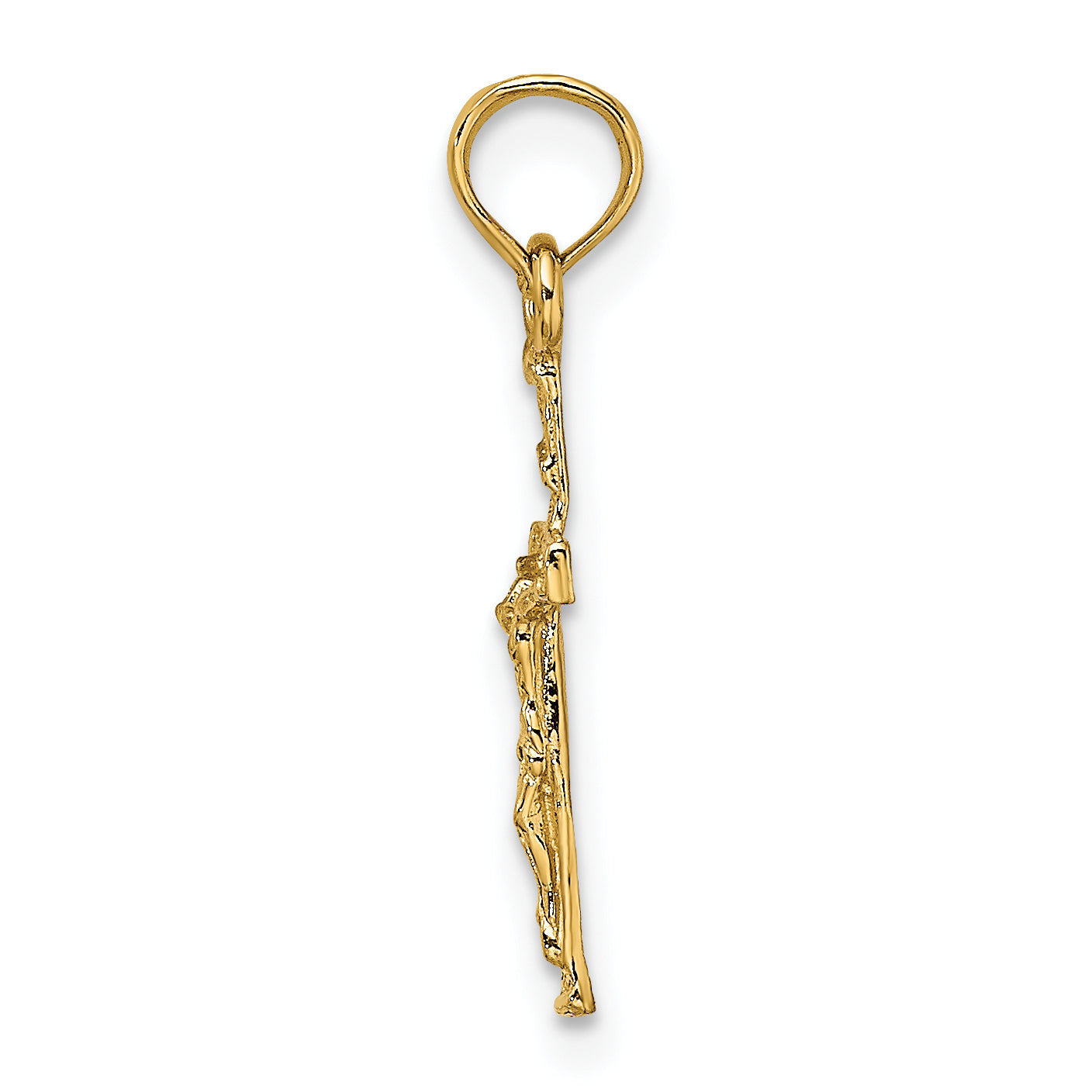 10K Yellow Gold 10K Mini Crucifix Charm