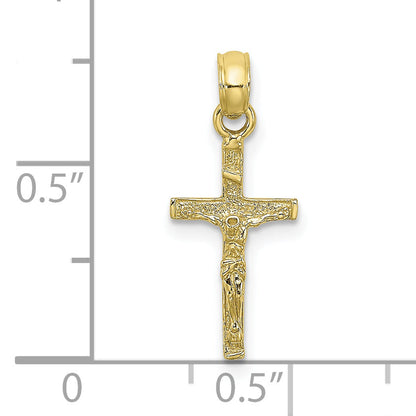 10K Yellow Gold 10K Mini Crucifix Charm