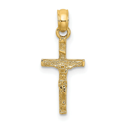 10K Yellow Gold 10K Mini Crucifix Charm