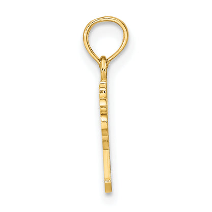 10K Yellow Gold 10K Daddys Girl Charm