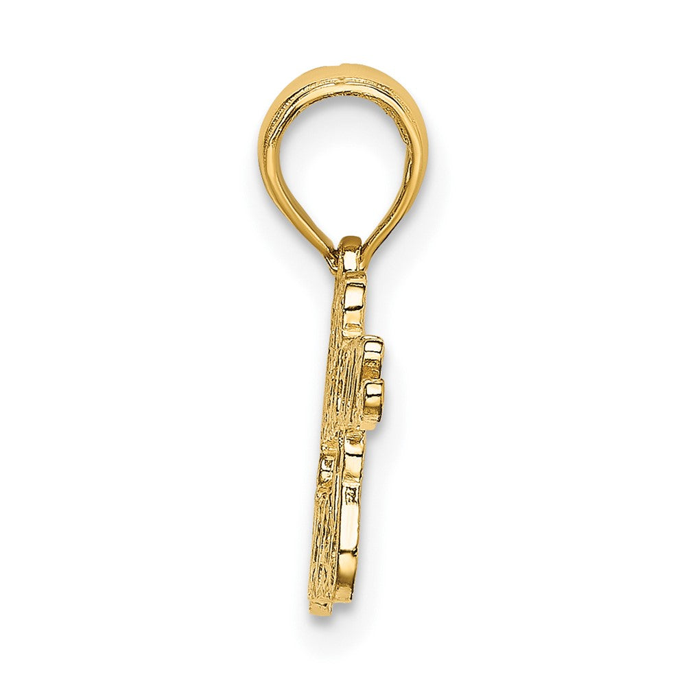 10K Yellow Gold 10K Puerto Rican Princess Charm