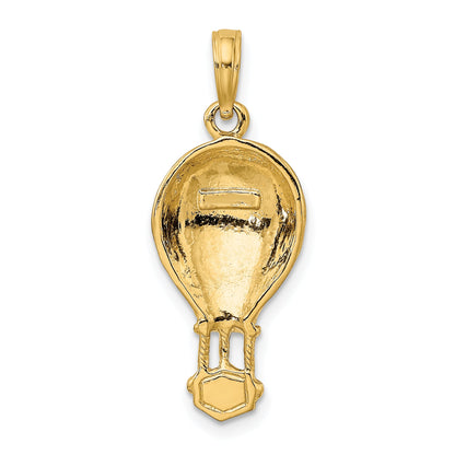 10K Yellow Gold 10K Polished Hot Air Ballon Charm
