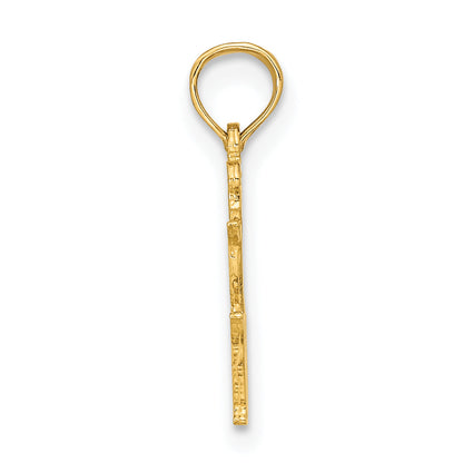 10K Yellow Gold 10K Virgo Zodiac Charm