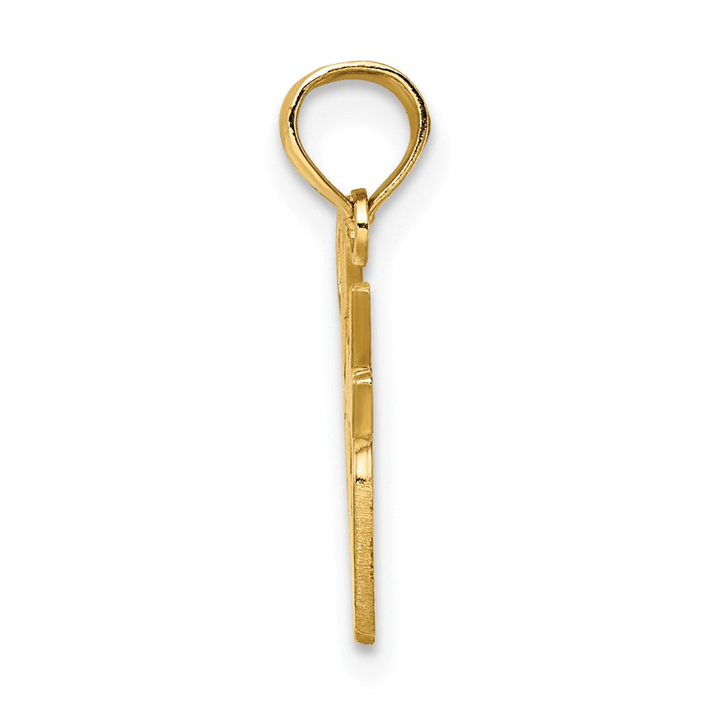 10K Yellow Gold Lady Officer Charm