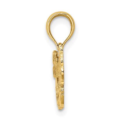 10K Yellow Gold Firefighter'S Mom Charm