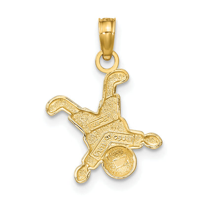 10K Yellow Gold 10K Little Boy Pendant