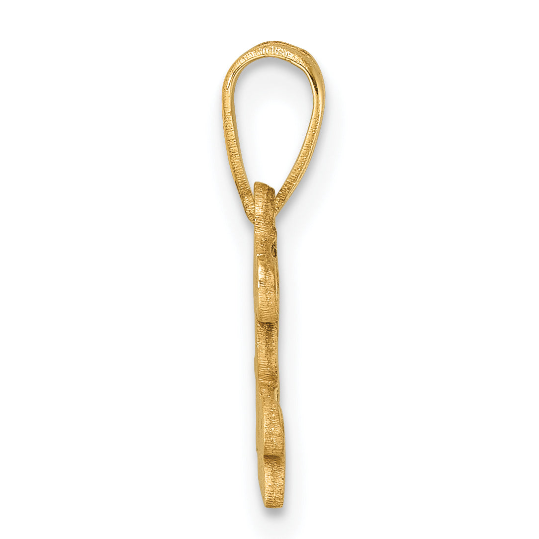 10K Yellow Gold Block Class Of 2026 Charm