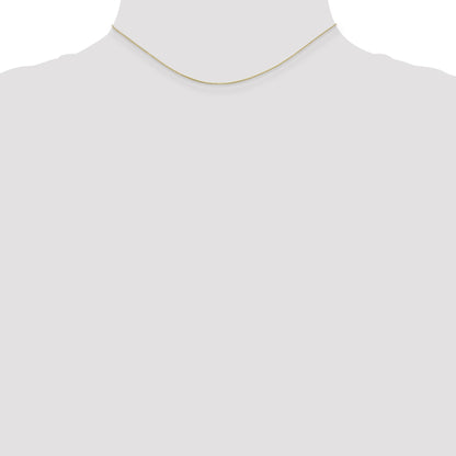 14 Inch 10K .5mm Box Chain Necklace